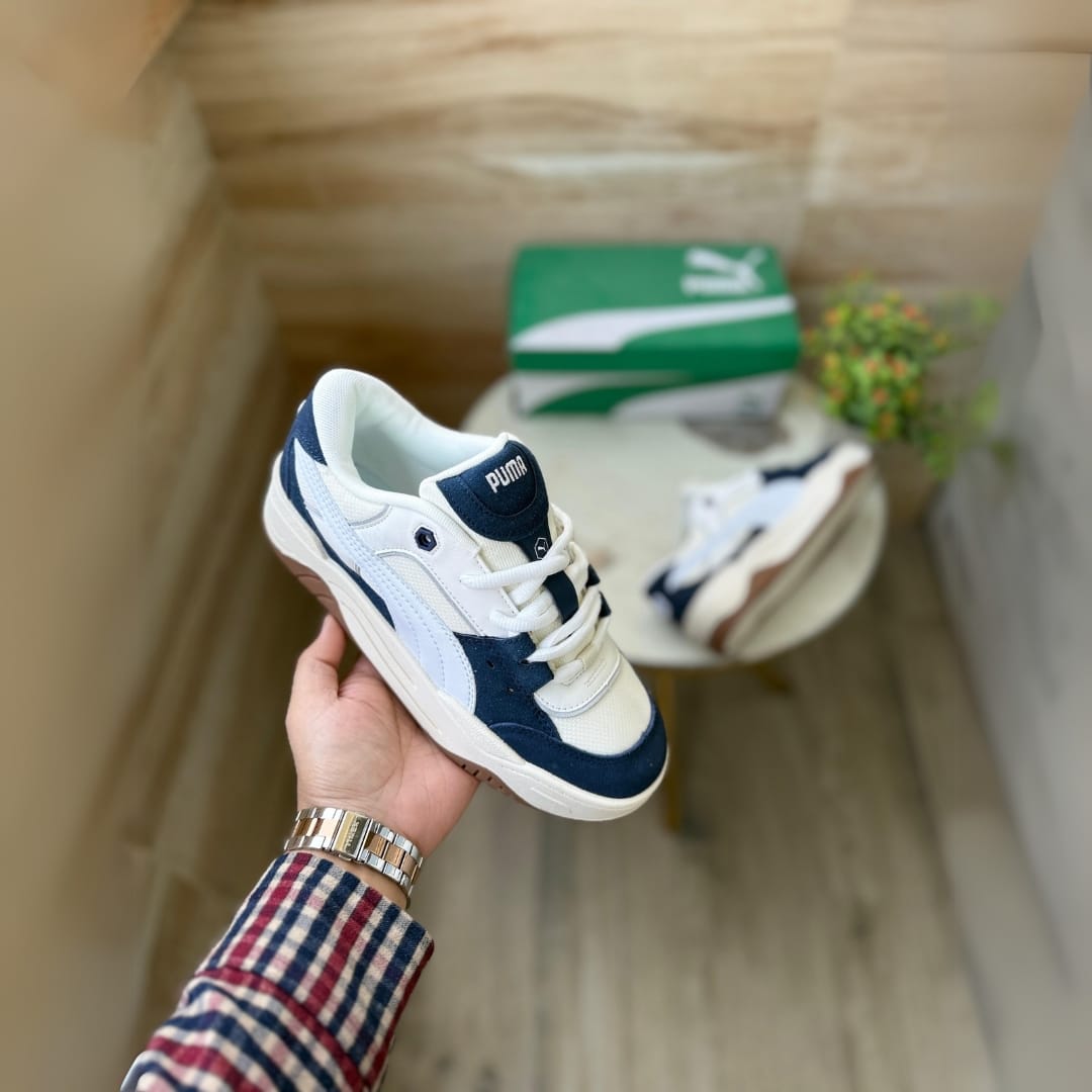 Puma Suede 180 White Navy