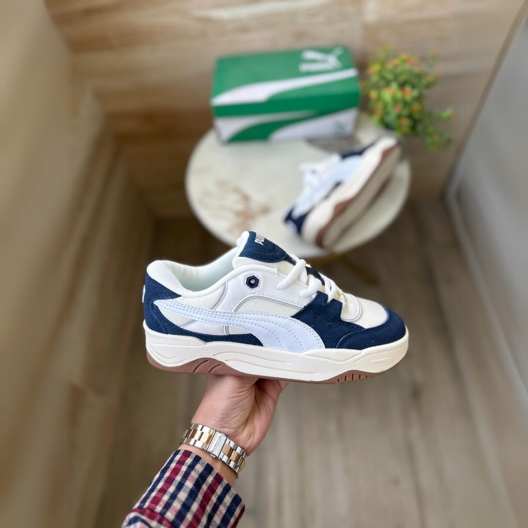 Puma Suede 180 White Navy