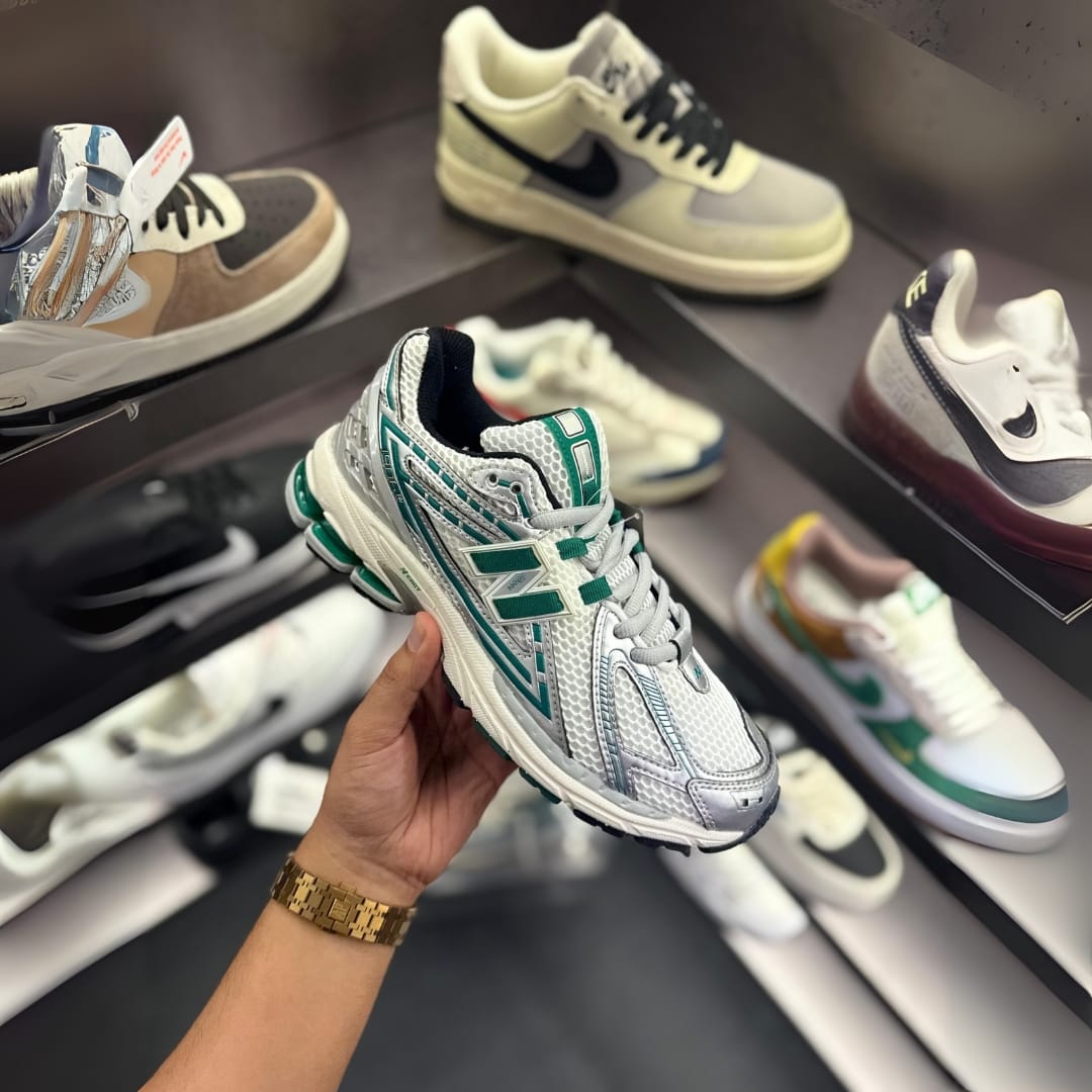 New Balance 1906R Silver Metallic Nightwatch Green